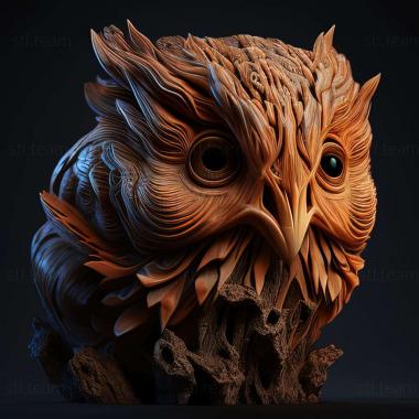 3D model Otus frutuosoi (STL)